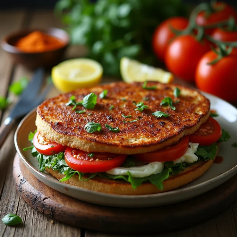 Easy Vegetarian Caprese Sandwich for Lunch